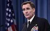US State Department Spokesman John Kirby. (AP/Susan Walsh)