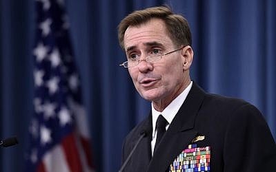 US State Department Spokesman John Kirby. (AP/Susan Walsh)