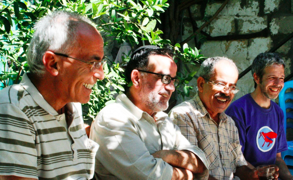 George Yousef (left) with Ehud Banai (second from left) will be playing a dawn concert on Friday for the Sacred Music Festival (Courtesy Ehud Banai Facebook page) George Yousef (left) with Ehud Banai (second from left) will be playing a dawn concert on Friday for the Sacred Music Festival (Courtesy Ehud Banai Facebook page)
