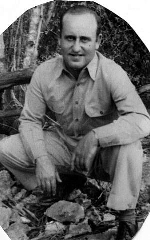 Bernard Gavrin was reported missing in Saipan in the Northern Mariana Islands of the western Pacific Ocean, while serving in the U.S. Army during World War II. Some of his remains and personal effects were recovered in 2013 and DNA from a family member helped confirm his identity.  (AP Photo/Gavrin Family Photo)