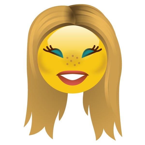 An Emojew of Bar Refaeli, one of several created to help drum up donations for Latet (Courtesy Latet)
