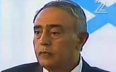 Nazareth District Court head, Judge Yizhak Cohen (screen capture: Channel 2)