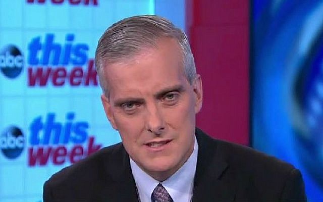 White House Chief of Staff Denis McDonough (screen capture: YouTube/ABC News) White House Chief of Staff Denis McDonough (screen capture: YouTube/ABC News)