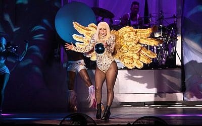 Lady Gaga in Tel Aviv, Sept. 13, 2014 (photo by Shooka Cohen)