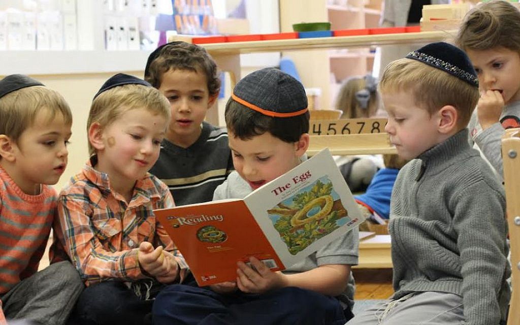 At NY's Chabad program Lamplighters, Montesori tools are an integral part of the classroom but modified for a strictly Orthodox Jewish environment. (courtesy)