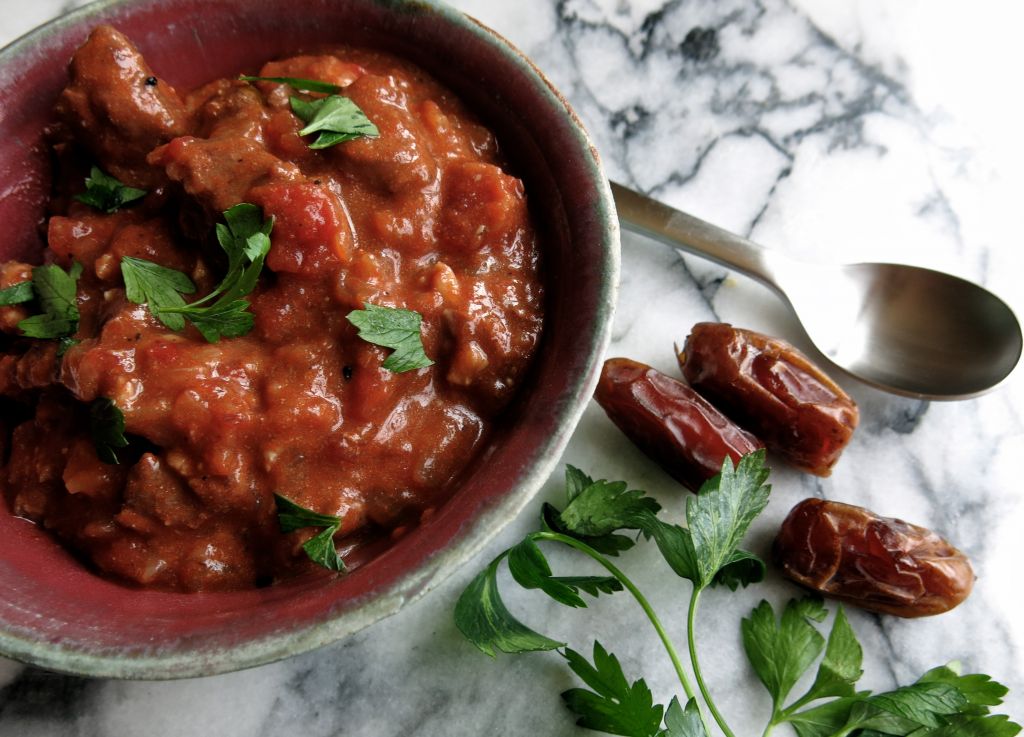 Lamb Stew with Dates (Leah Koenig/JTA)