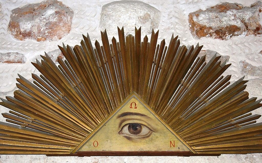 The lintel at the monastery (photo credit: Shmuel Bar-Am)