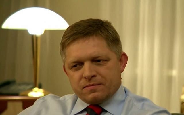 Slovak Prime Minister Robert Fico (photo credit: Youtube screenshot) Slovak Prime Minister Robert Fico (photo credit: Youtube screenshot)