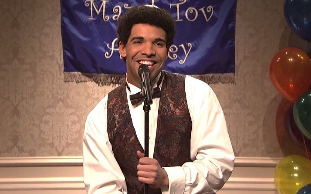 Canadian Jewish rapper Drake remembers his bar mitzva -- 'as if it was yesterday' in this hilarious Saturday Night Live sketch. (YouTube screenshot) Canadian Jewish rapper Drake remembers his bar mitzva -- 'as if it was yesterday' in this hilarious Saturday Night Live sketch. (YouTube screenshot)