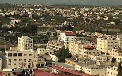 Illustrative photo of Tulkarem (screen capture: YouTube)