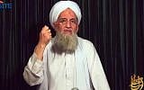 Still image from video obtained on September 11, 2012, of al-Qaeda leader Ayman al-Zawahiri speaking from an undisclosed location. (AFP/Site Intelligence Group)