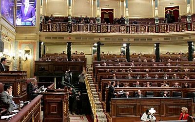 The Congress of Deputies of Spain in session. (public domain, Wikimedia Commons)
