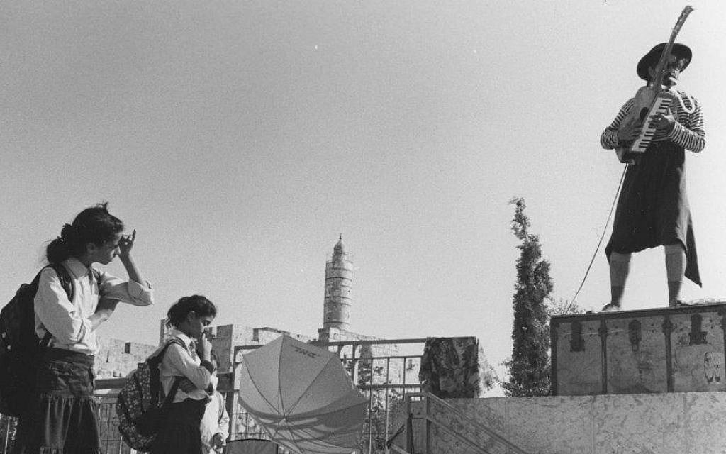 'Guitar player, near Old City' (photo credit: Paul Margolis)