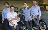 Argus Cybersecurity founders from right to left: Zohar Zisapel, Chairman; Oron Lavi, VP R&D; Ofer Ben Noon, CEO; Yaron Galula, CTO (Photo credit: Courtesy)
