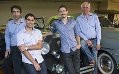 Argus Cybersecurity founders from right to left: Zohar Zisapel, Chairman; Oron Lavi, VP R&D; Ofer Ben Noon, CEO; Yaron Galula, CTO (Photo credit: Courtesy)