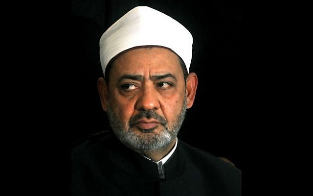 Ahmed el-Tayeb, the grand Sheik of Cairo's Al-Azhar, in a photo from 2011 [photo credit: AP]