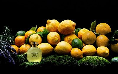 Jewish Mexican Carlos Huber's Arquiste perfume line presents L'Etrog Acqua. (courtesy)