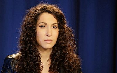 Actress Shoshana Roberts starred in a video discretely made by man walking in front of her as she walked the streets of New York City and endured dozens of unsolicited catcalls during the course of a single day. (AP Photo/Peter Morgan)