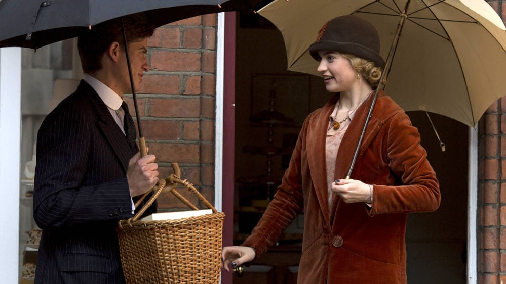 Atticus Aldridge (Matt Barber) meets Lady Rose MacClare (Lily James) in 'Downton Abbey.' (Courtesy of ITV) Atticus Aldridge (Matt Barber) meets Lady Rose MacClare (Lily James) in 'Downton Abbey.' (Courtesy of ITV)