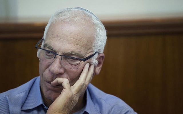 Housing and Construction Minister Uri Ariel in Jerusalem on September 22, 2014. (photo credit: Yonatan Sindel/Flash90) Housing and Construction Minister Uri Ariel in Jerusalem on September 22, 2014. (photo credit: Yonatan Sindel/Flash90)