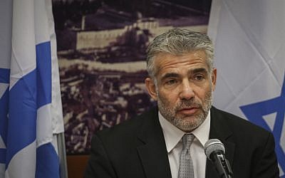 Finance Minister Yair Lapid, October 20, 2014 (photo credit: Hadas Parush/Flash90)