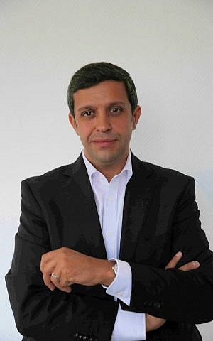 Berlin mayoral candidate Raed Saleh. 'With young people with foreign roots, I regularly visit Auschwitz and Birkenau to explain that German history is also part of their history.' (Micki Weinberg/The Times of Israel) Berlin mayoral candidate Raed Saleh. 'With young people with foreign roots, I regularly visit Auschwitz and Birkenau to explain that German history is also part of their history.' (Micki Weinberg/The Times of Israel)