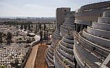 This Oct. 6, 2014, photo shows a new vertical part of the Yarkon cemetery outside of the city of Petah Tikva, Israel. (AP/Dan Balilty)