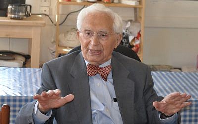 Ralph Goldman meets with the PresenTense team, October 2010 (Photo c/o Ariel Beery)