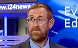 Temple Mount Faithful activist Yehuda Glick (screen capture/YouTube)