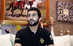 Bahraini Prince Sheikh Nasser bin Hamad Al Khalifa. (screen capture, YouTube)