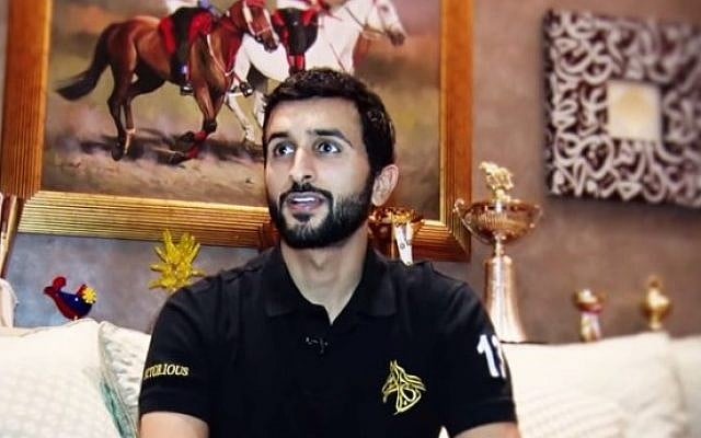 Bahraini Prince Sheikh Nasser bin Hamad Al Khalifa. (screen capture, YouTube) Bahraini Prince Sheikh Nasser bin Hamad Al Khalifa. (screen capture, YouTube)