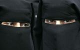 Illustrative photo of the niqab. (Abed Rahim Khatib/Flash 90)