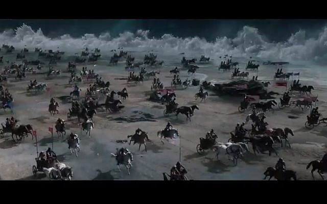 A still from "Exodus: Gods and Kings" (photo credit: Youtube screenshot)
