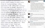 The Coffee Shop in Bushwick, Brooklyn accuses Jews on Instagram of being "greedy infiltrators" (photo credit: Screenshot via Instagram)