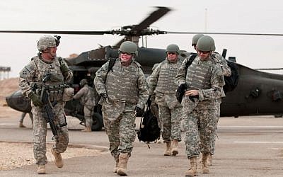 Illustrative photo of US army troops. (photo credit: US Army/Spc. Michael J. MacLeod )