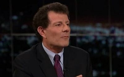 Journalist Nicholas Kristof discussing Islam on the TV program Real Time with Bill Maher October 3, 2014. (YouTube screenshot) Journalist Nicholas Kristof discussing Islam on the HBO program Real Time with Bill Maher on October 3, 2014. (YouTube screenshot)