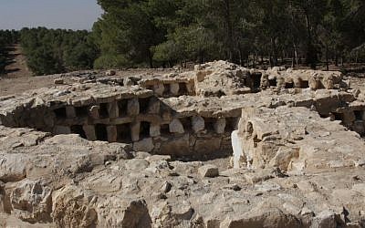 The columbarium on the Golden Trail (photo credit: Shmuel Bar-Am)