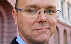 Carl Magnus Nesser, Swedish ambassador to Israel (courtesy Swedish Embassy)