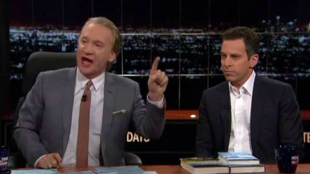 Bill Maher (L) and Sam Harris (R) having a debate on Islam on October 3, 2014. (YouTube screenshot) Bill Maher (L) and Sam Harris (R) having a debate on Islam on October 3, 2014. (YouTube screenshot)
