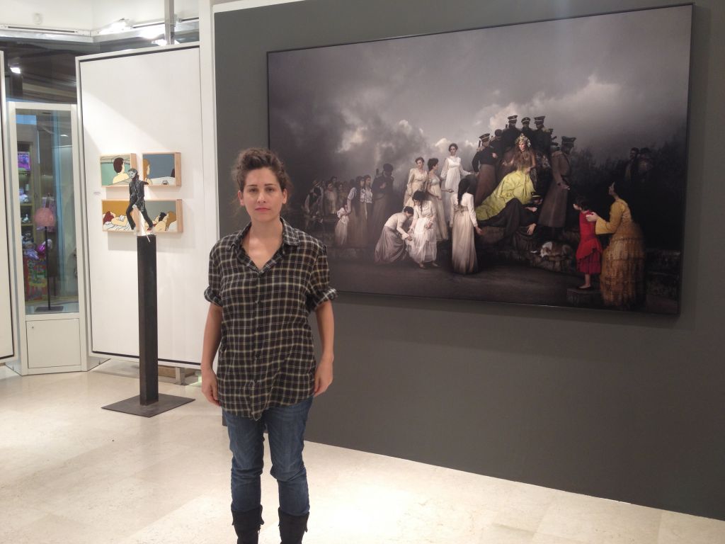 Michal Baratz Koren wield her camera like a paintbrush, channeling the masters of the Renaissance period (photo credit: Jessica Steinberg/Times of Israel)