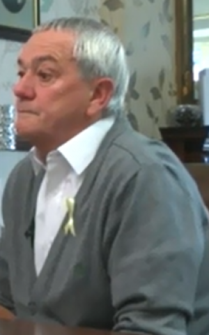 Regn Henning, brother of executed British aid worker Alan Henning. (screen capture: BBC)