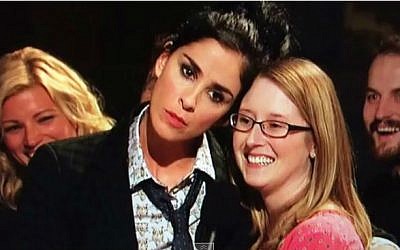 Comedian Sarah Silverman hosting 'Saturday Night Live.' (photo credit: YouTube screenshot)