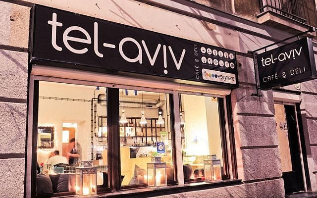 The exterior of the Tel Aviv Cafe. (photo credit: Courtesy Tel Aviv Cafe)