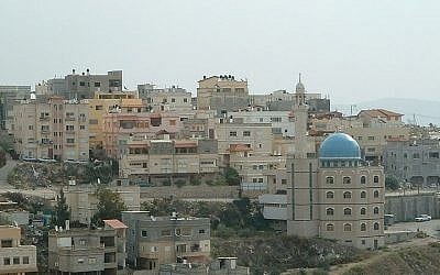 Illustrative image of an Israeli-Arab town in the Lower Galilee (photo credit: Wikimedia Commons/ Amit A. -  Public Domain)