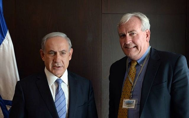 Prime Minister Benjamin Netanyahu and Kevin Vickers on November 12, 2014 (photo credit: Chaim Tzemach/GPO/Courtesy) Prime Minister Benjamin Netanyahu and Kevin Vickers on November 12, 2014 (photo credit: Chaim Tzemach/GPO/Courtesy)