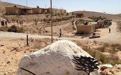 The newly recognized Jewish town of Sheizaf in the Negev desert. (photo courtesy of Ayalim Association)