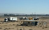 The newly recognized Jewish town of Sheizaf in the Negev desert. (Photo credit: Ayalim Association - www.ayalim.org)