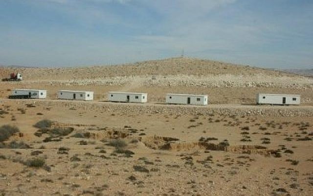The newly recognized Jewish town of Sheizaf in the Negev desert. (Photo credit: Ayalim Association - www.ayalim.org) The newly recognized Jewish town of Sheizaf in the Negev desert. (Photo credit: Ayalim Association - www.ayalim.org)