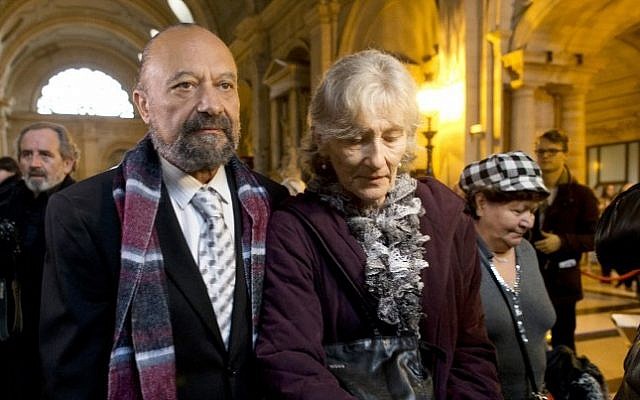 The parents of Lee Zeitouni, who was killed in a hit-and-run in 2011, arrive at the courthouse in Paris, November 27, 2014. (photo credit: AFP/Kenzo Tribouillard) The parents of Lee Zeitouni, who was killed in a hit-and-run in 2011, arrive at the courthouse in Paris, November 27, 2014. (photo credit: AFP/Kenzo Tribouillard)