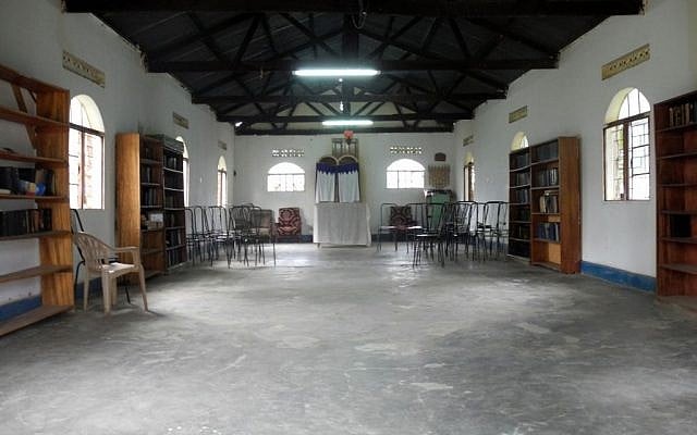 The Moses Synagogue on Nabugoya Hill is the main synagogue for Uganda's 2,000-strong Abuyadaya Jews. (photo credit: Melanie Lidman/Times of Israel staff)